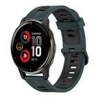 For Garmin Venu 2 Plus / Olive Green + Black