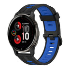 For Garmin Venu 2 Plus / Black+Blue