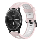For Garmin Move Sport / Pink+White