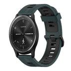 For Garmin Move Sport / Olive Green + Black