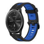 For Garmin Vivomove Sport / Black+Blue