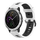 For Garmin Vivoactive3 / White+Black