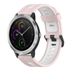For Garmin Vivoactive3 / Pink+White