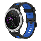 For Garmin Vivoactive3 / Black+Blue