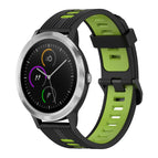 For Garmin Vivoactive3 / Black+Green