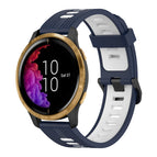 For Garmin Venu / Dark Blue+White