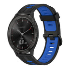 For Garmin Vivomove3 / Black+Blue
