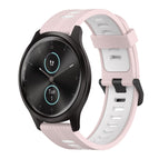 For Garmin Vivomove / Pink+White