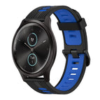 For Garmin Vivomove / Black+Blue