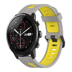 For Amazfit 3 / Grey+Yellow