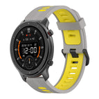 For Amazfit GTR 47mm / Grey+Yellow