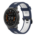 For Amazfit GTR 47mm / Dark Blue+White