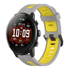 For Amazfit Stratos / Grey+Yellow