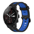 For Amazfit 2 Stratos / Black+Blue