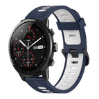For Amazfit 2 Stratos / Dark Blue+White