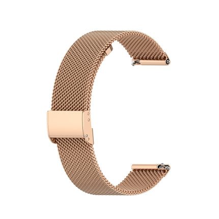 20mm Milan Metal Steel Mesh One Buckle Watch Band, For Huawei GT3 Pro 43mm