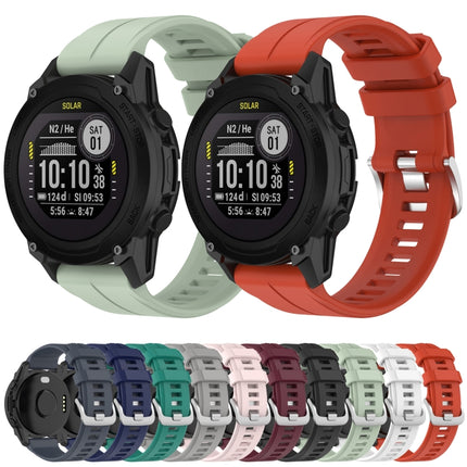 22mm Silicone Sports Watch Band, For Garmin Descent G1, For Garmin Forerunner 745