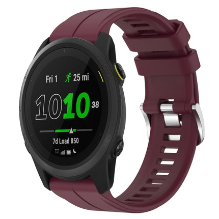 22mm Silicone Sports Watch Band, For Garmin Descent G1, For Garmin Forerunner 745