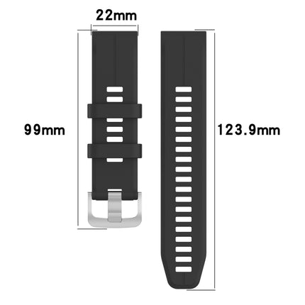 22mm Silicone Sports Watch Band, For Garmin Approach S62