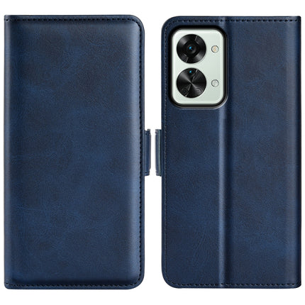 For OnePlus Nord 2T 5G Dual-side Magnetic Buckle Flip Leather Phone Case, For OnePlus Nord 2T 5G