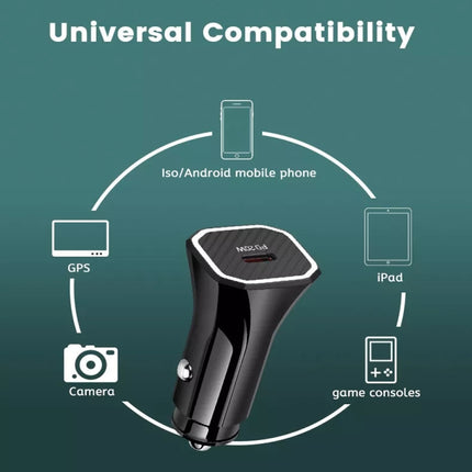 TE-P2 PD 20W Type-C Interface Car Charger, TE-P2 (Black), TE-P2 (White)