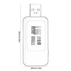 KWS-MX18 10 in 1 USB DC Tester Current 4-30V Voltage Meter Timing Ammeter Digital Meter