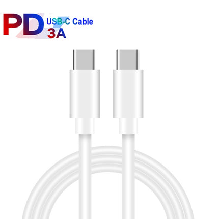 PD 35W Dual USB-C / Type-C Ports Charger with Type-C to Type-C Data Cable, UK Plug, UK Plug + 1m Dual Type-C Cable, UK Plug + 2m Dual Type-C Cable