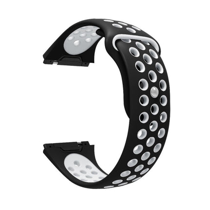 For Fitbit Ionic Breathable Two-tone Silicone Watch Band