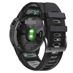 For Garmin Fenix 5X Plus / Black+Grey