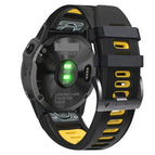 For Garmin Fenix 3 HR / Black+Yellow