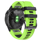 For Garmin Fenix 3 HR / Lime+Black