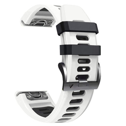 22mm Silicone Sports Two-Color Watch Band, For Garmin Instinct 2