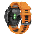 For Garmin Fenix 6 / Orange+Black