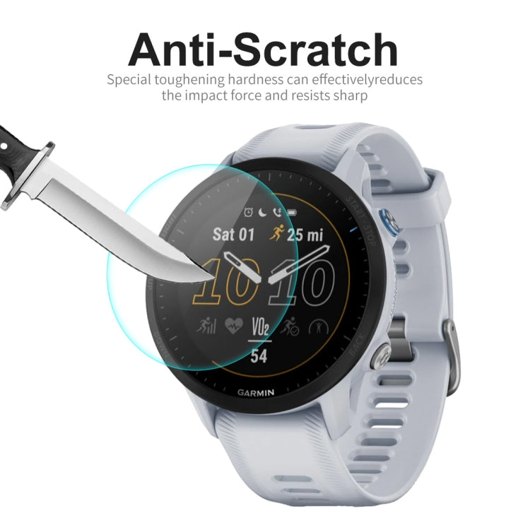 For Garmin Forerunner 955 ENKAY 0.2mm 9H Tempered Glass Screen Protector Watch Film, 1 PC, 2 PCS, 5 PCS, 10 PCS