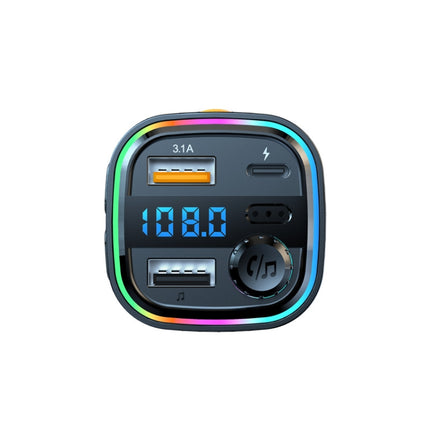 C26 Car Bluetooth Transmitter Handsfree Audio Player Dual USB Car Charger