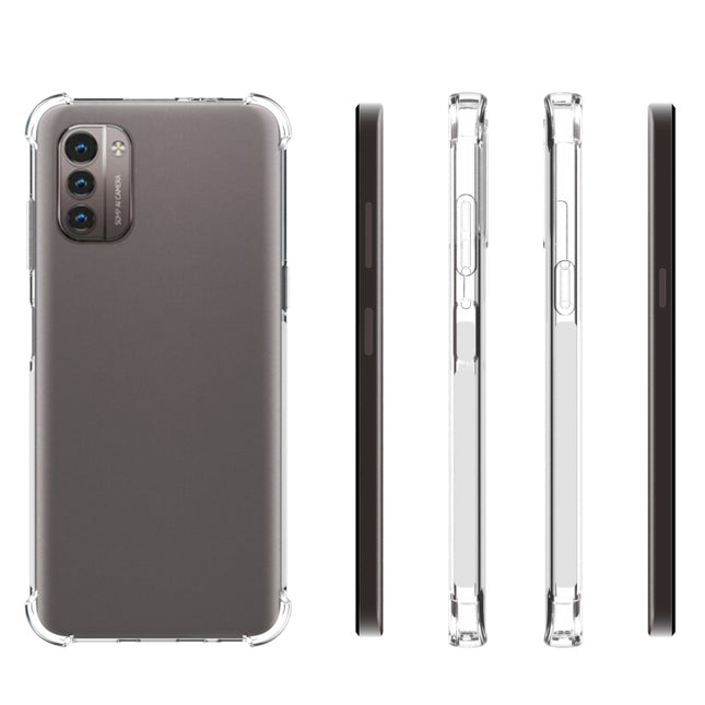 For Nokia G21 / G11 JSM Transparent TPU Airbag Shockproof Antiskid Phone Case