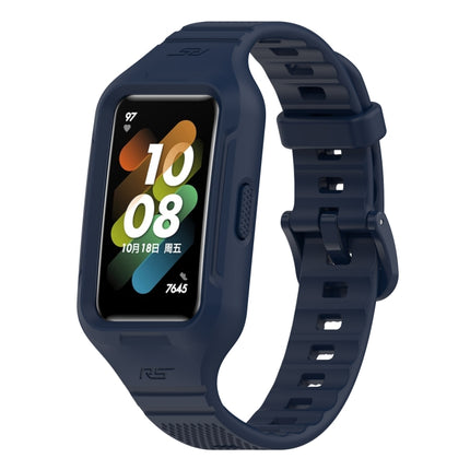 Solid Color Silicone Integrated Watch Band, For Huawei Band 8 / 7