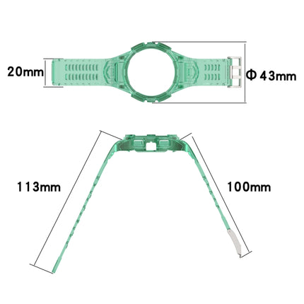 Silicone Integrated Watch Band, For Samsung Galaxy Watch 44MM