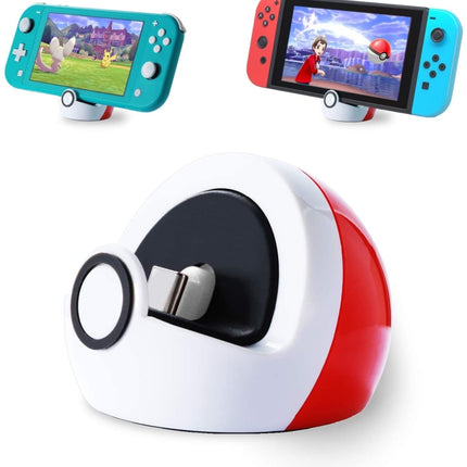 For Nintendo Switch and Switch Lite NS Nintendo Game Console Mini Portable Charging Dock Stand