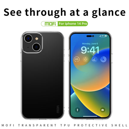 MOFI Ming Series Ultra-thin TPU Phone Case, For iPhone 14, For iPhone 14 Pro, For iPhone 14 Plus, For iPhone 14 Pro Max, For iPhone 13 mini, For iPhone 13, For iPhone 13 Pro, For iPhone 13 Pro Max