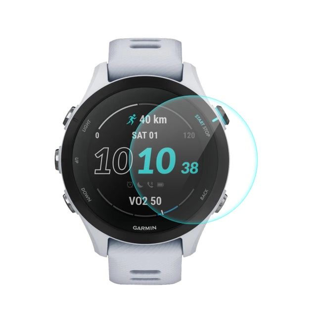 For Garmin Forerunner 255S ENKAY 0.2mm 9H Tempered Glass Screen Protector Watch Film, 1 PC, 2 PCS, 5 PCS, 10 PCS