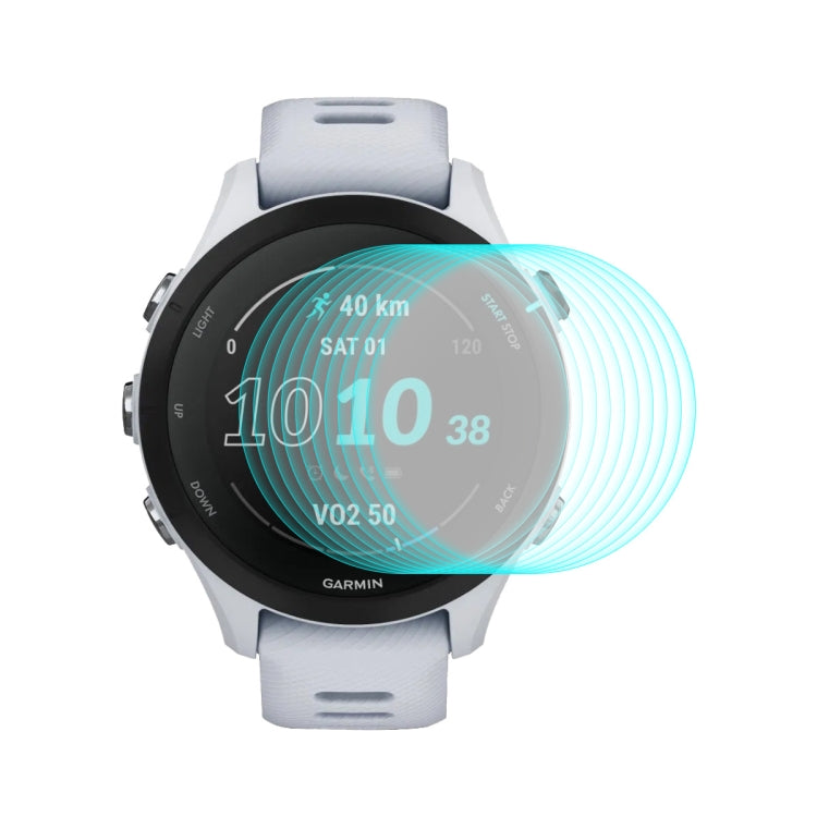 For Garmin Forerunner 255S ENKAY 0.2mm 9H Tempered Glass Screen Protector Watch Film, 1 PC, 2 PCS, 5 PCS, 10 PCS