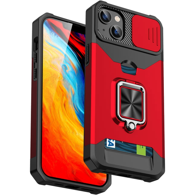 Sliding Camshield Card Phone Case, For iPhone 14, For iPhone 14 Pro, For iPhone 14 Pro Max