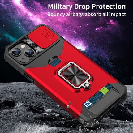 Sliding Camshield Card Phone Case, For iPhone 14, For iPhone 14 Pro, For iPhone 14 Pro Max