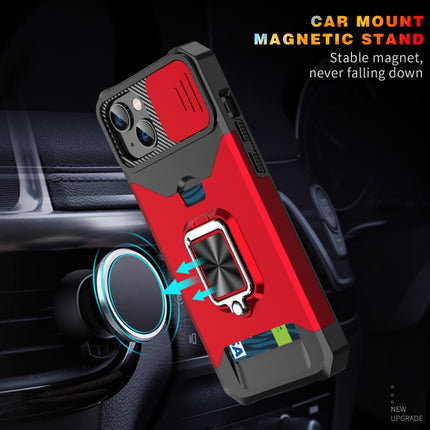 Sliding Camshield Card Phone Case, For iPhone 14, For iPhone 14 Pro, For iPhone 14 Pro Max
