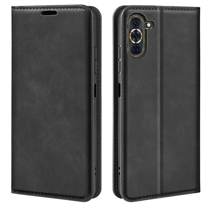 For Huawei Nova 10 Pro Retro-skin  Magnetic Suction Leather Phone Case, For Huawei Nova 10 Pro