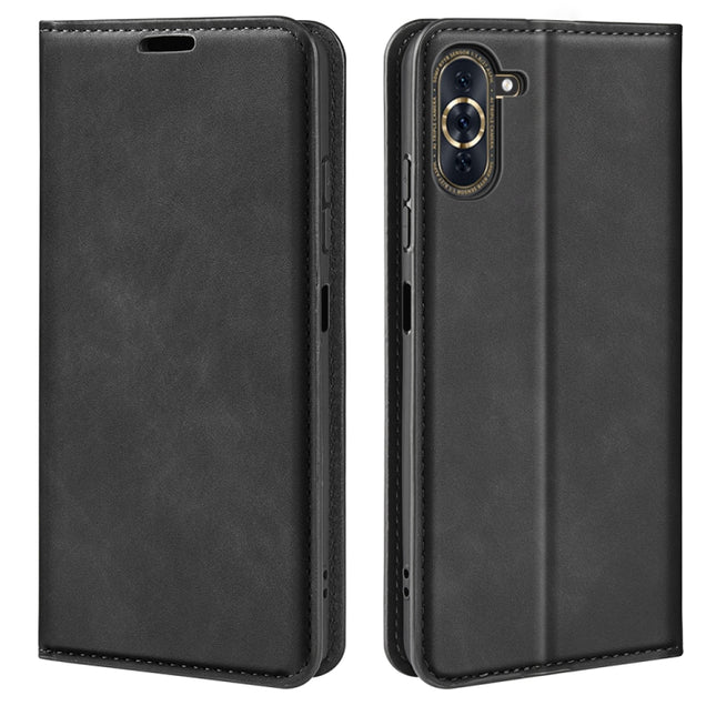 For Huawei Nova 10 Pro Retro-skin  Magnetic Suction Leather Phone Case, For Huawei Nova 10 Pro