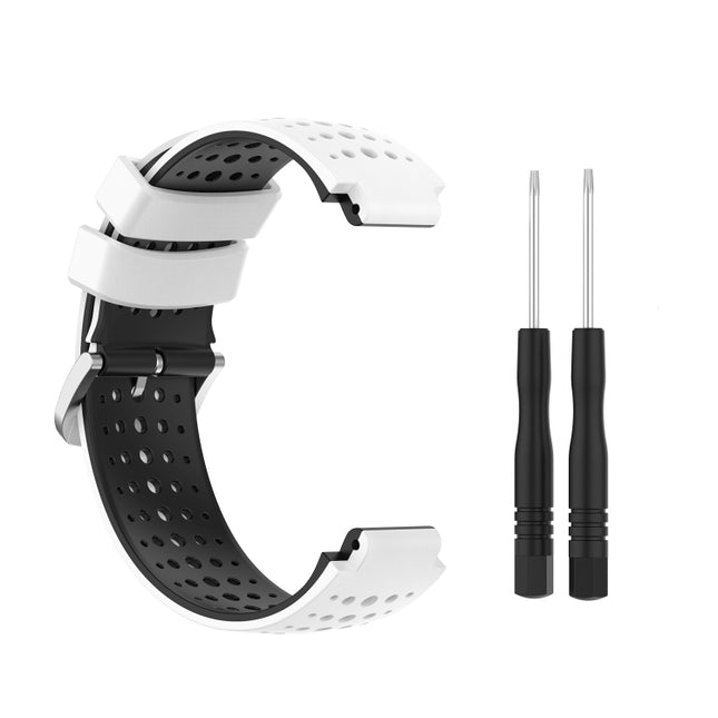 Silicone Sports Two-Color Watch Band, For Garmin Forerunner 235 Lite, For Garmin Forerunner 620, For Garmin Forerunner 630