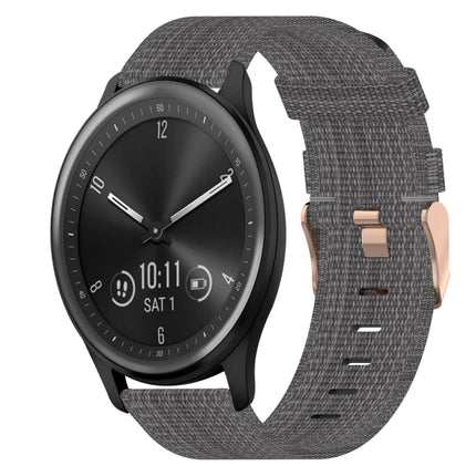 20mm Nylon Woven Watch Band, For Garmin Vivomove Sport, For Garmin Venu 2 Plus, For Garmin Approach S40