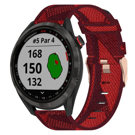 20mm Nylon Woven Watch Band, For Garmin Vivomove Sport, For Garmin Venu 2 Plus, For Garmin Approach S40